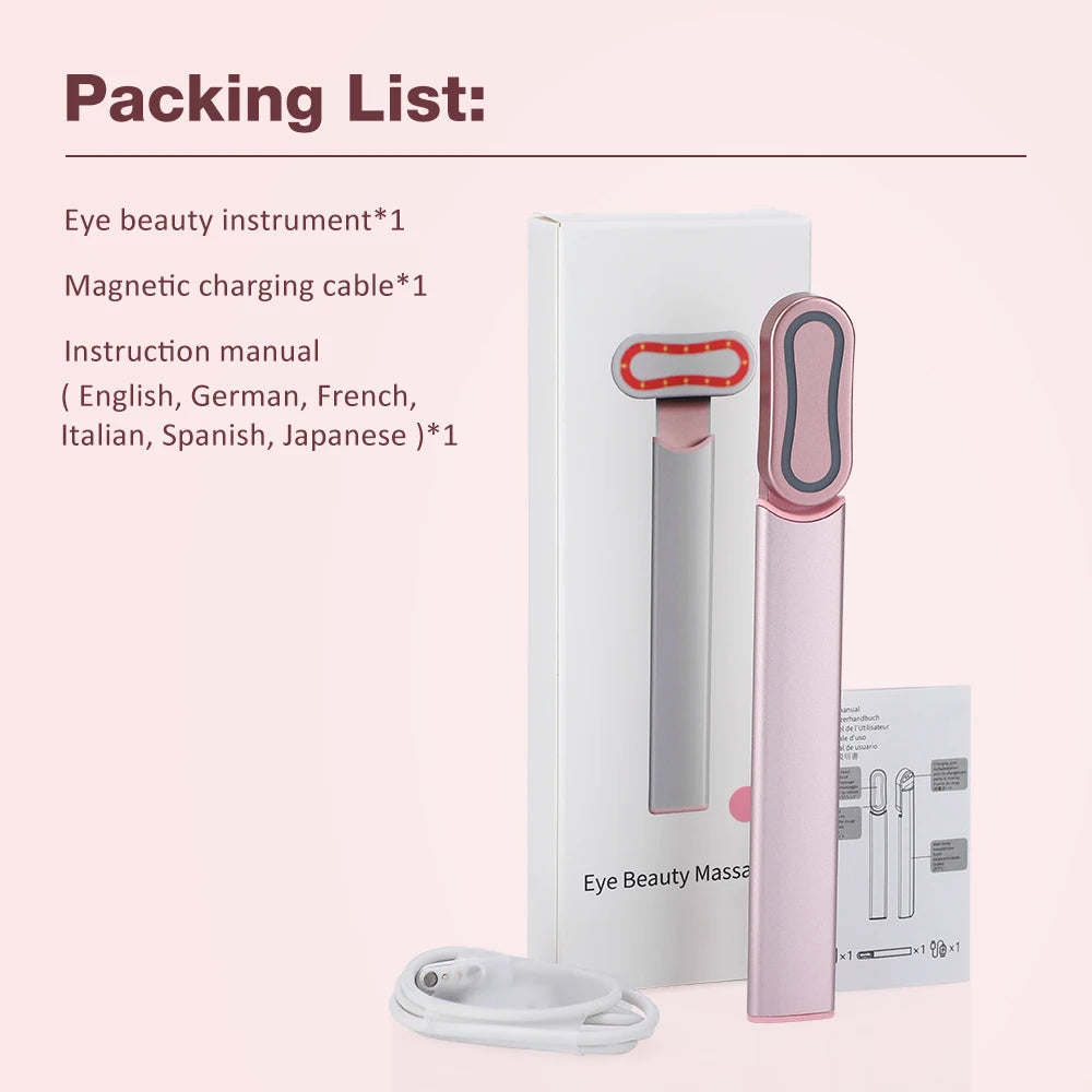 EMS Microcurrent Face Lifting Device Red Light Facial