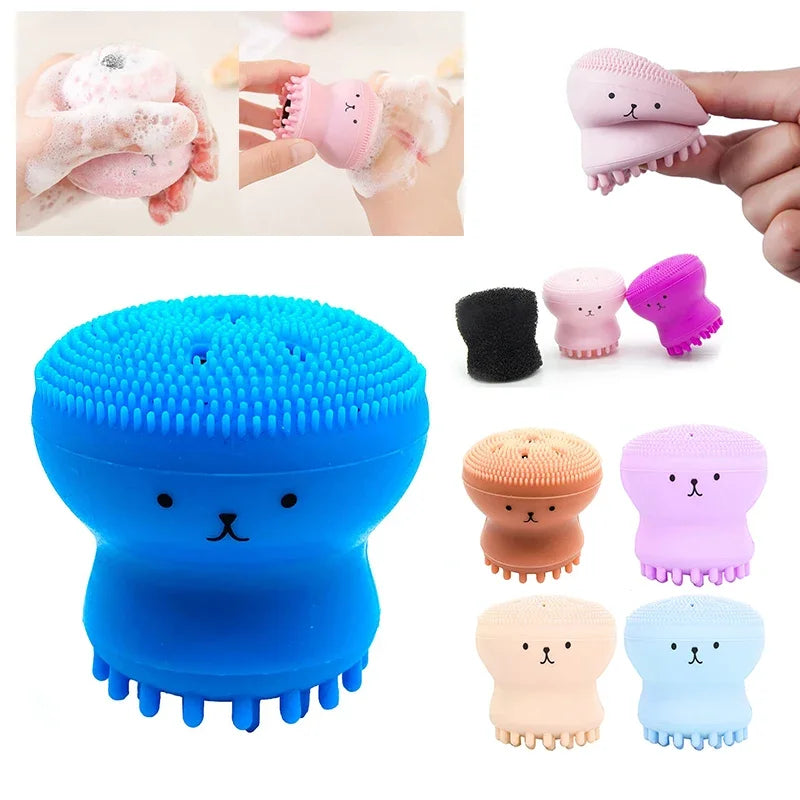 Mini Silicone Face Cleansing Brush Exfoliator Tool