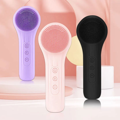 Rechargeable Silicone Facial Scrubber And Exfoliator for Men & Women