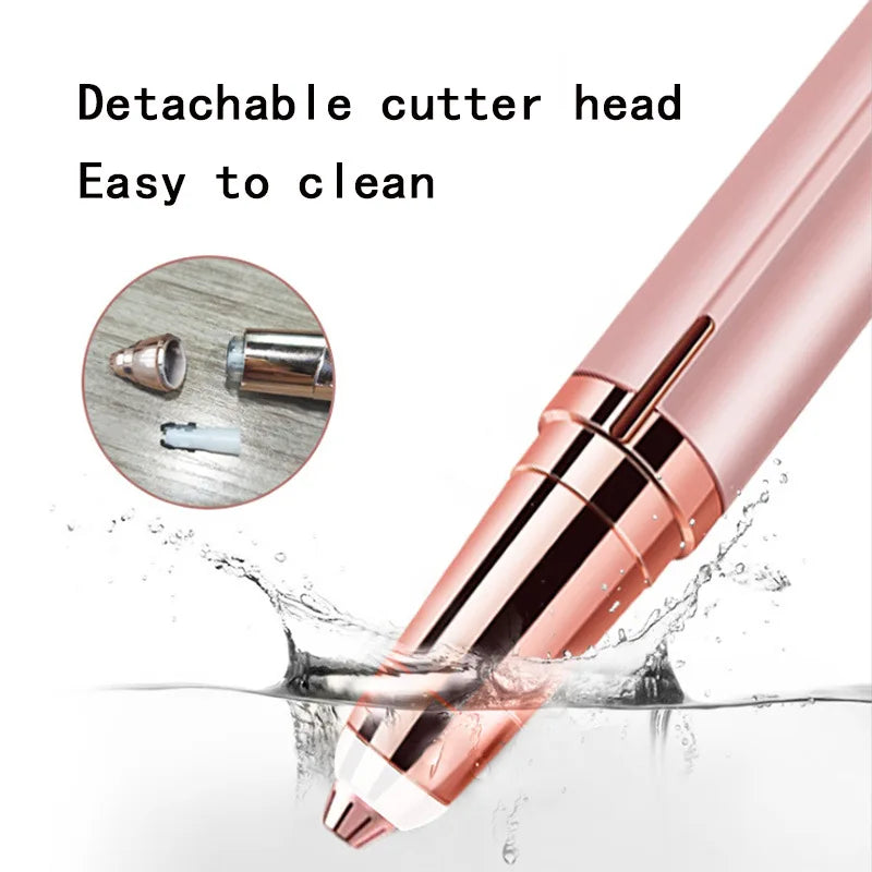 USB Electric Mini Eyebrow Trimmer Painless Epilator Shaver Razors Tool