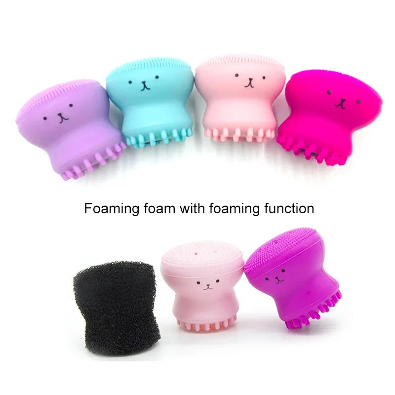 Mini Silicone Face Cleansing Brush Exfoliator Tool