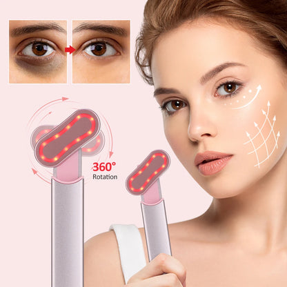 EMS Microcurrent Face Lifting Device Red Light Facial