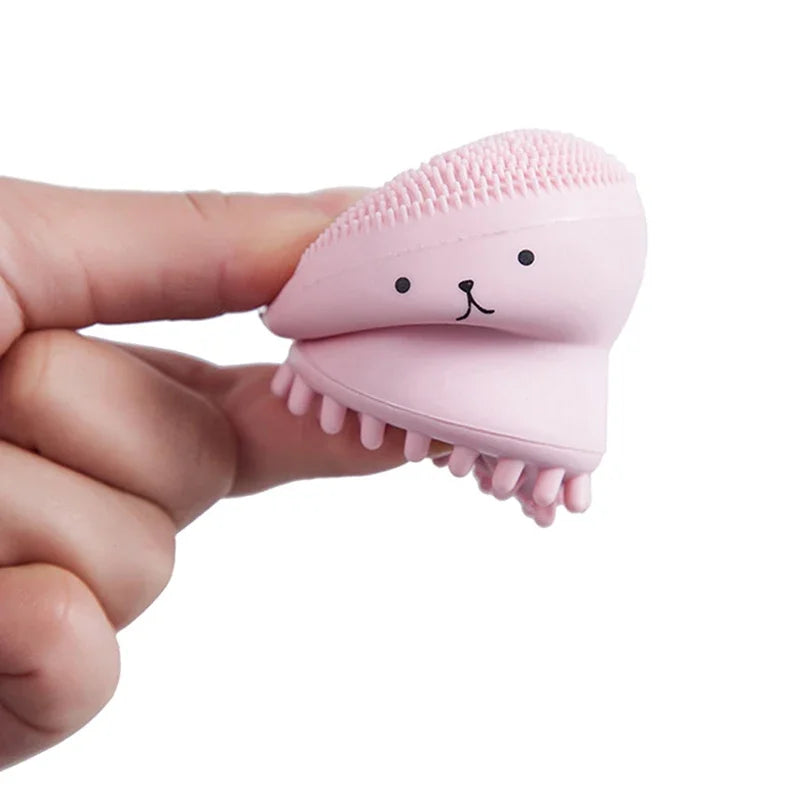 Mini Silicone Face Cleansing Brush Exfoliator Tool